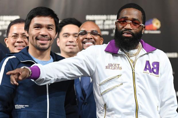 Manny Pacquiao and Adrien Broner