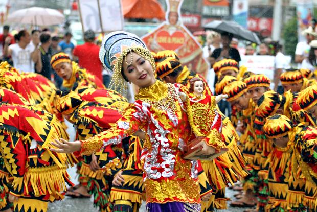 Street dancers from Surigao at Kahimunan Festival