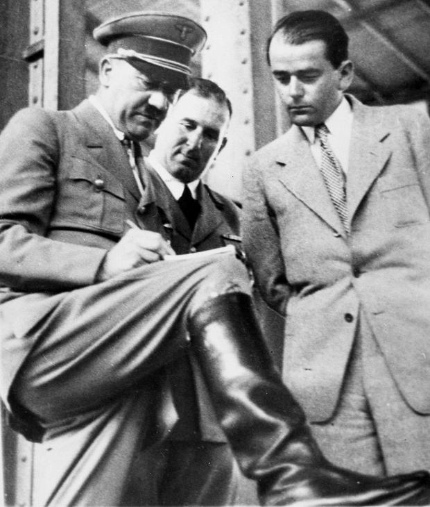 Adolf Hitler - Willy Liebel - Albert Speer