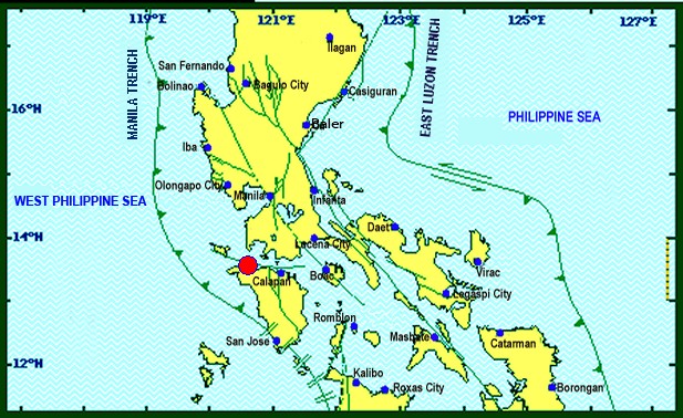 Magnitude 3.4 quake jolts Occidental Mindoro