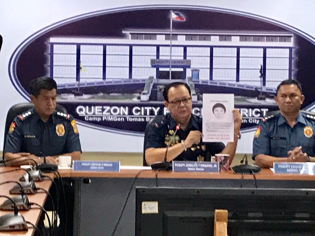 Cops release sketch of suspect in Quezon City village chair’s murder