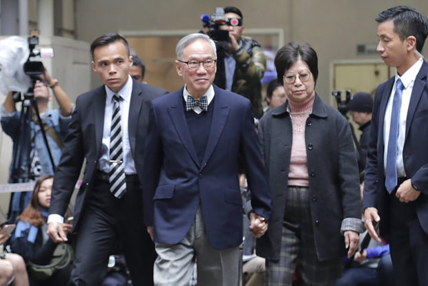 Hong Kong ex-leader Tsang released after serving sentence
