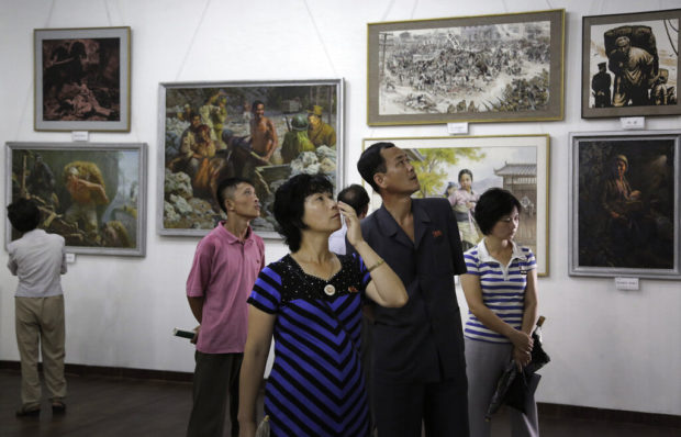 South Korea stops paintings brought from North Korea