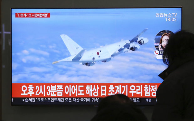  Seoul accuses Japanese patrol plane of threatening flight