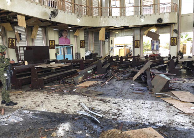 Islamic State group claims Jolo church bombing -- SITE
