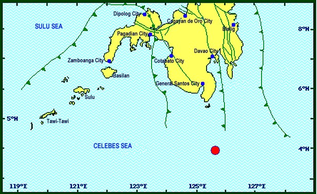 Earthquake sways Davao Occidental