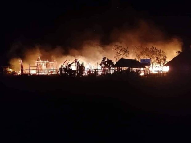 Fire razes 9 houses in Eastern Samar