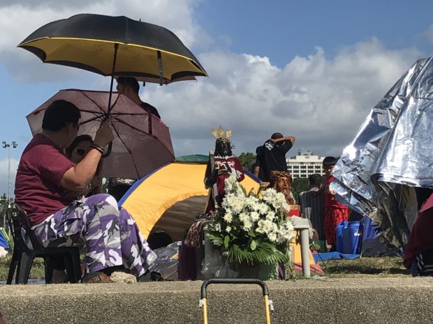 LOOK: Devotees set up tents at Quirino Grandstand for Traslacion 2019