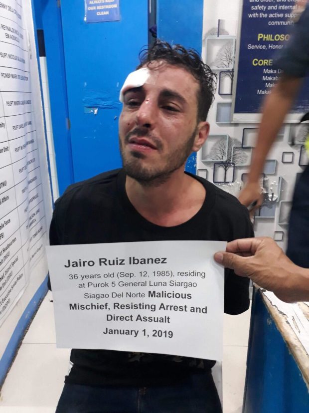 Spanish national nabbed for smashing car, punching security guard in Makati