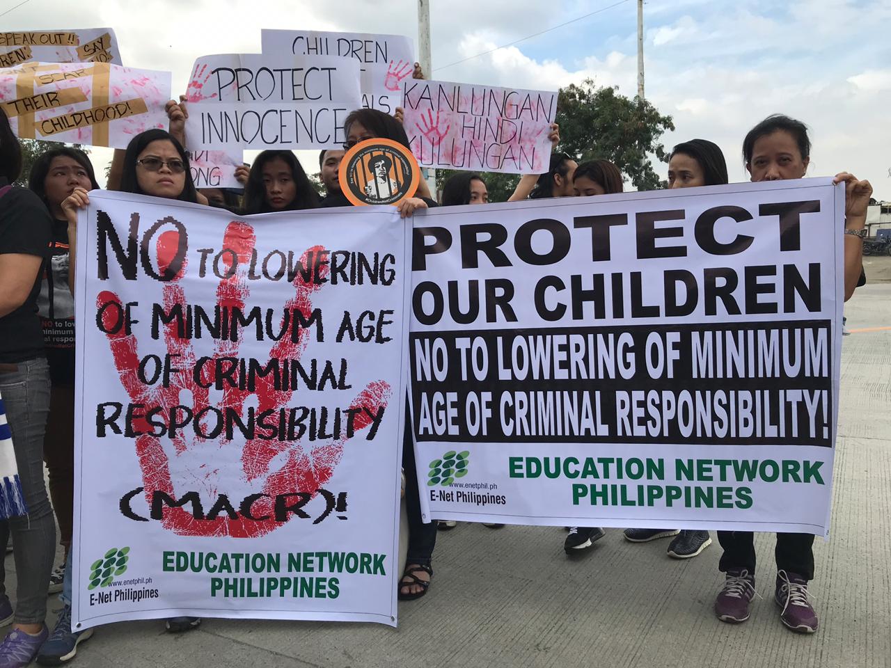 LOOK: Child rights advocates reject moves to lower age of criminal liability