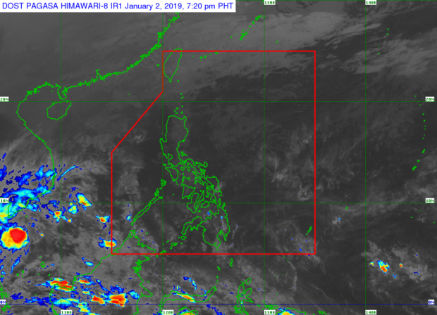 Pagasa sees cloudy skies with light rains over Luzon, Visayas on Thursday