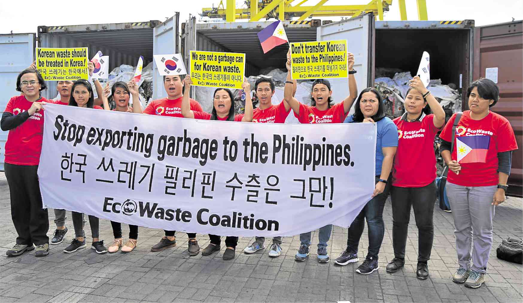People behind importation of Korean trash to be charged