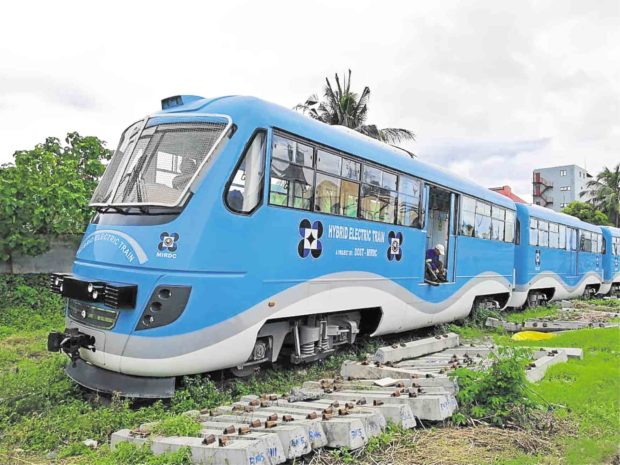 First Filipino-made hybrid electric train to hit tracks in April 