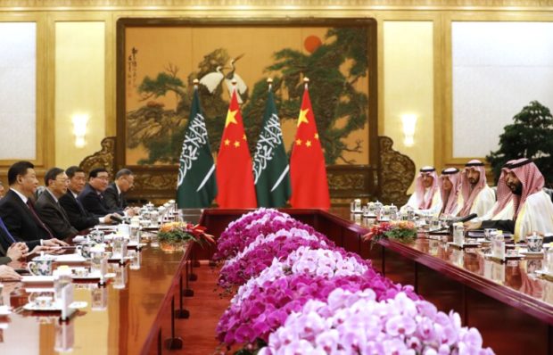 Saudi crown prince meets Chinese president, bags oil deal
