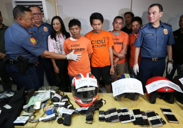 Helmet leads to arrest of 4 suspects in slay of QC House bet