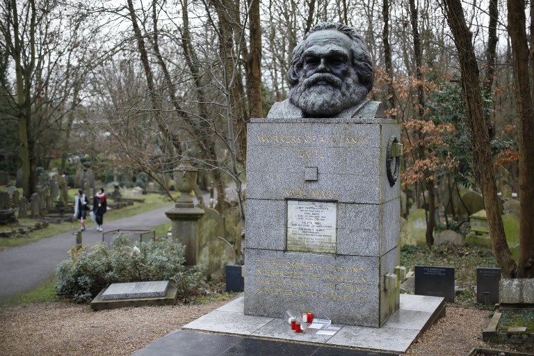 Tomb of Karl Marx vandalized in London