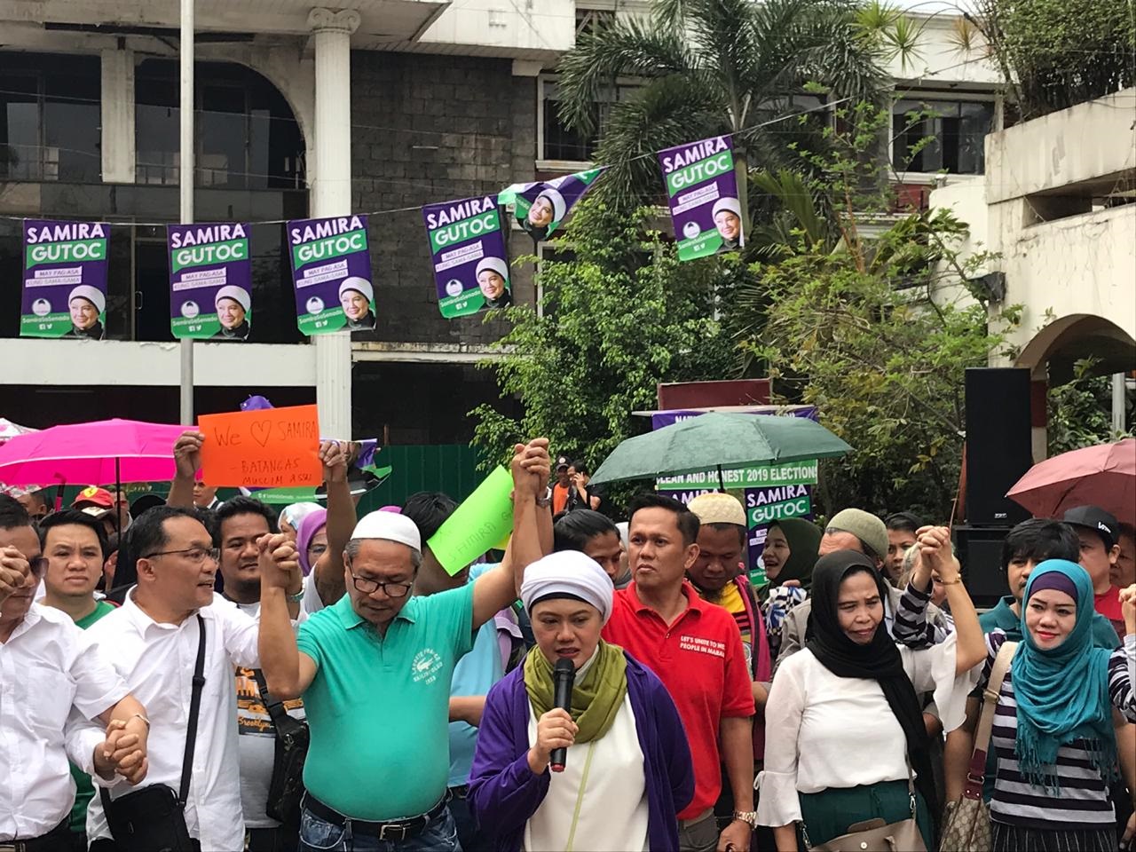 LOOK: Gutoc starts campaign with prayer for Mindanao, elections