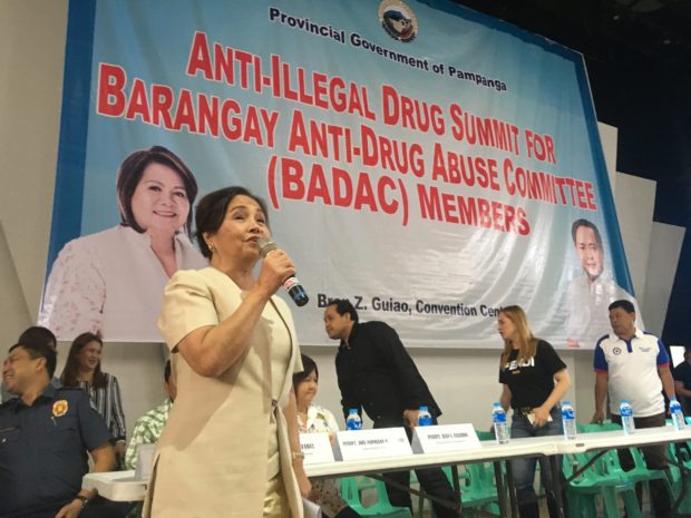 Arroyo calls for summit to ‘upgrade’ anti-drugs drive in Pampanga