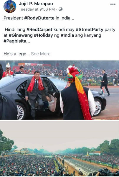 Fact-check: No, India did not declare holiday for Duterte visit