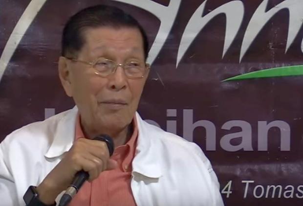Enrile on plunder case: Gov’t lucky if it can show ‘credible evidence’