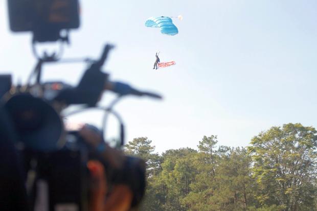 PMA 2019 alumni homecoming - Skydiver