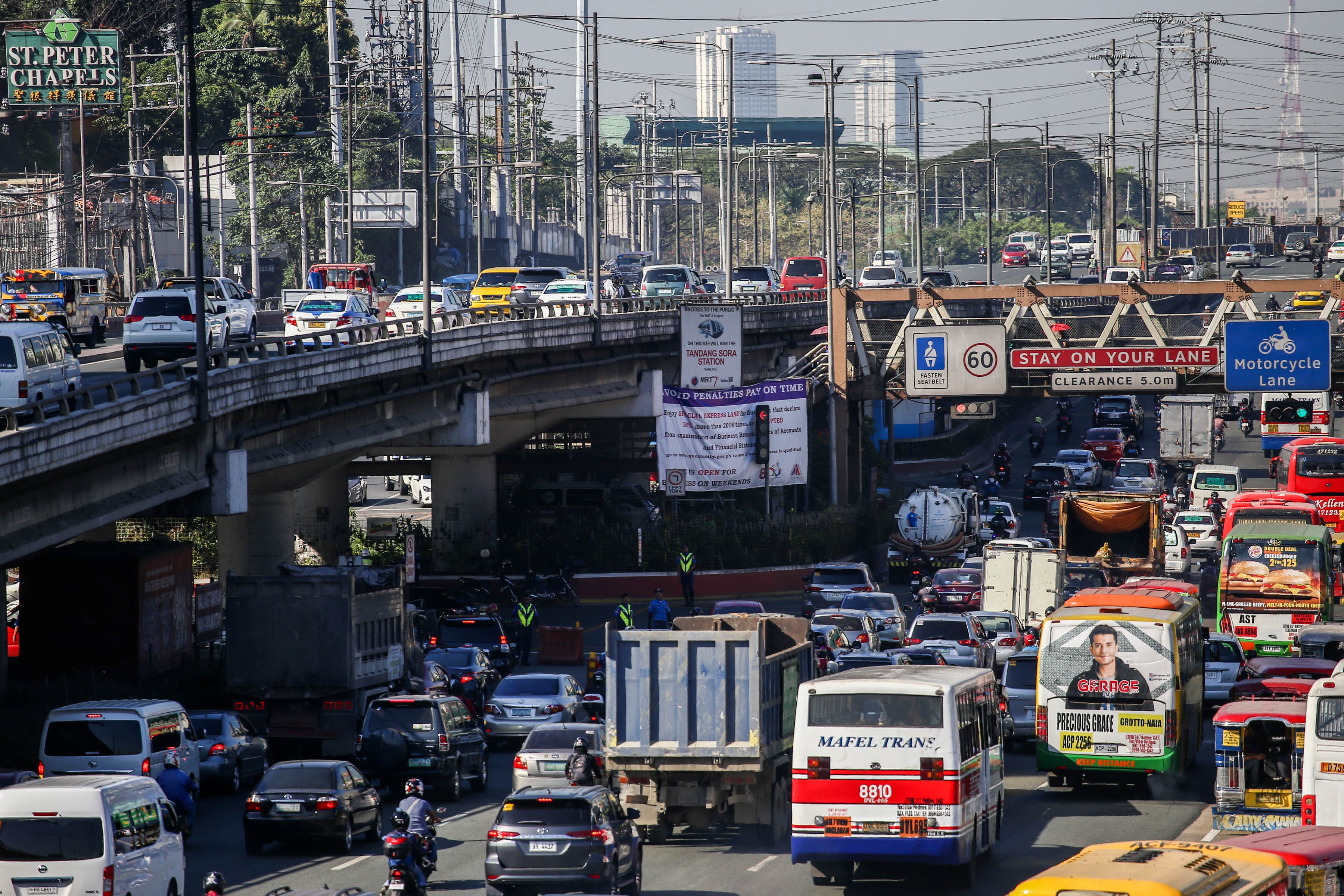 DOTr agrees to postpone closure of Tandang Sora flyover, intersection to March 2