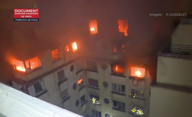 Apartment fire in high-end Paris area kills 7, injures many