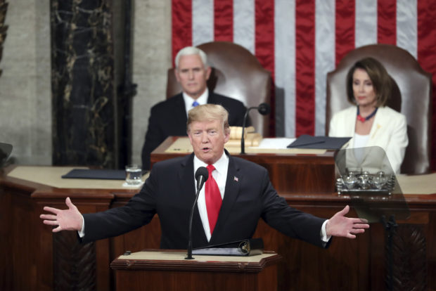Trump calls for end of resistance politics in State of Union