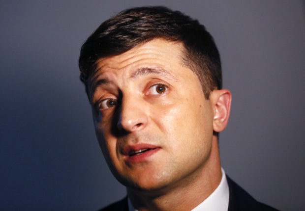 Comedian who plays Ukraine's president on TV leads real race