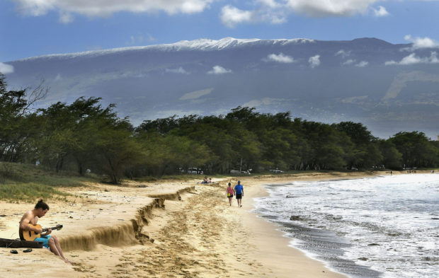 Hawaii mountain gets share of 'extreme winter conditions'