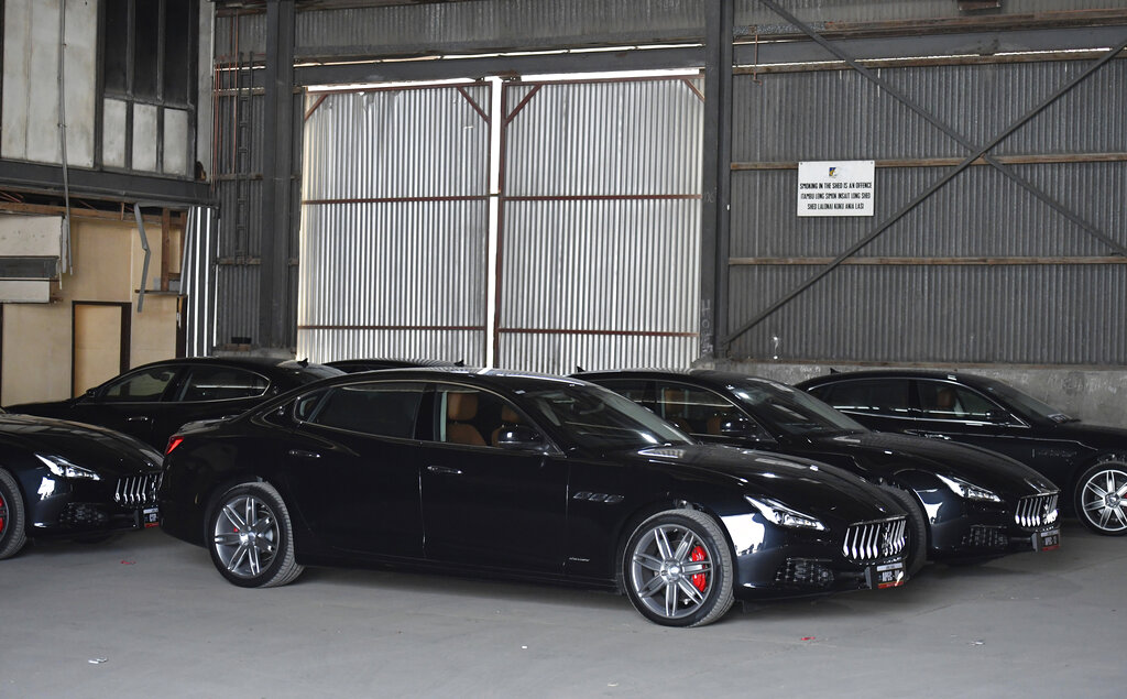 A Papua New Guinea police superintendent on Thursday was hot on the trail of one of the many high-end cars he's trying to recover after an international summit.