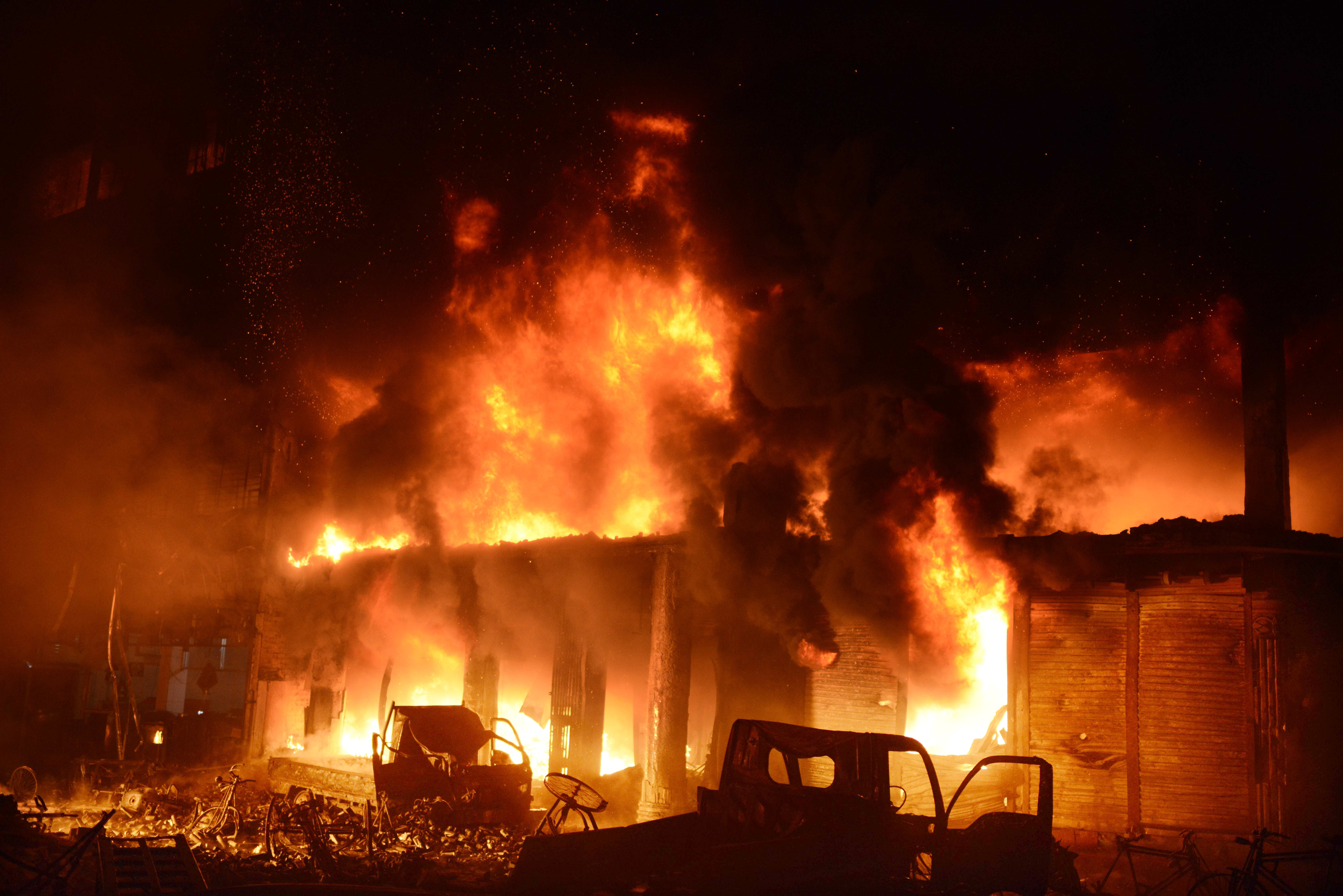 Fire in centuries-old part of Bangladesh's capital kills 70