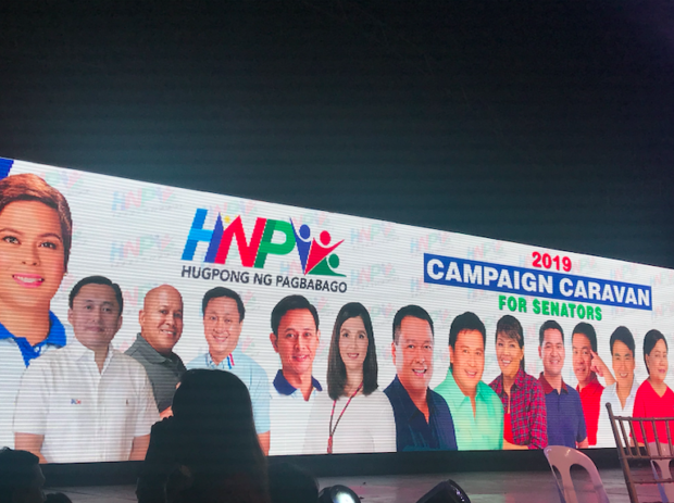Where's Dong? Mangudadatu left out of HNP's LED poster; Sara Duterte apologizes