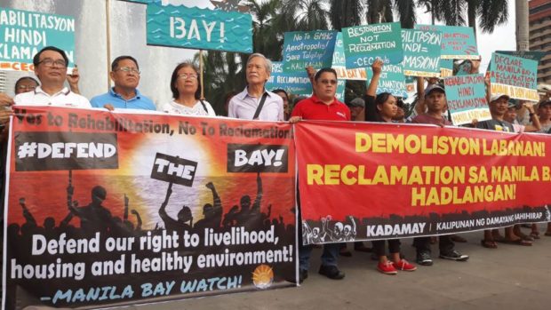 LOOK: Colmenares, progressive groups launch Manila Bay Watch