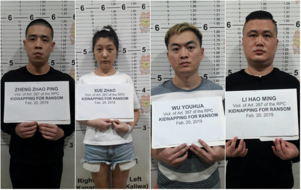 Authorities rescue Australian national; 4 Chinese kidnappers apprehended