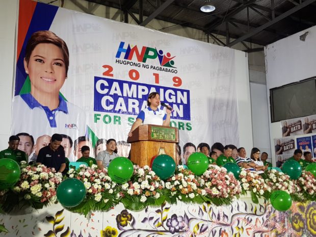 Hugpong takes campaign caravan to Baguio