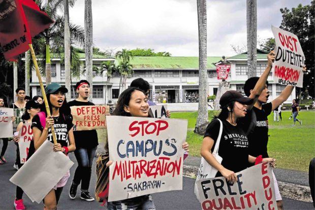UPLB exec: No red-tagging on campus with Army presence