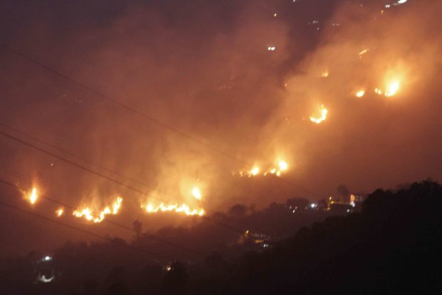 Alarm raised as forest fires hit Benguet towns