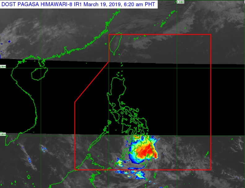 ‘Chedeng’ slows before expected landfall over Davao Occidental