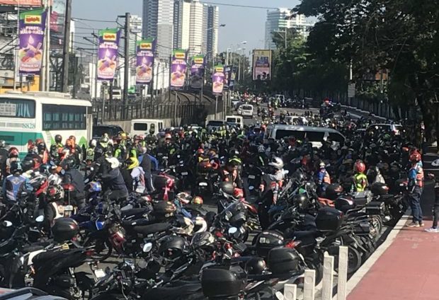 LOOK: Thousands ride against bigger motorcycle plates