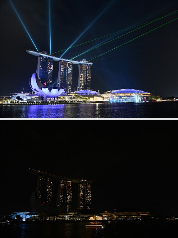 Lights out around the globe for Earth Hour