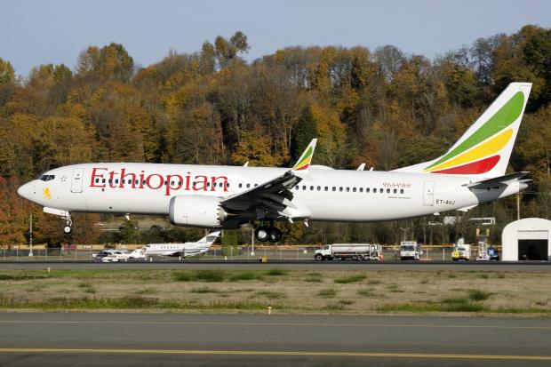 Ethiopian Airlines Boeing 737 Max 8 that crashed