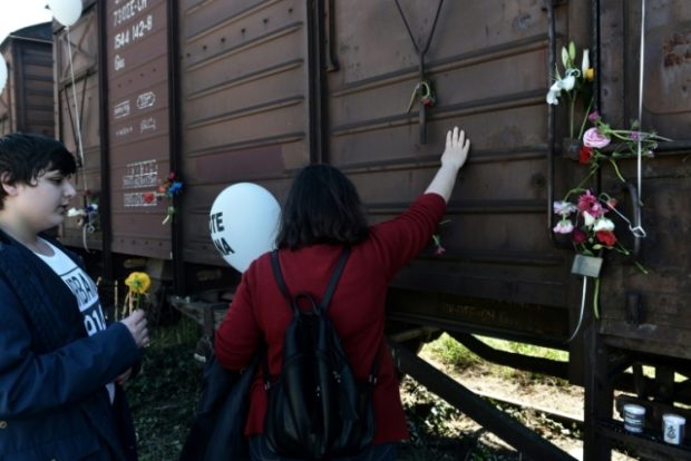 Greece's first Auschwitz train