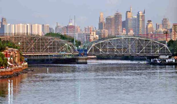 Pasig River at Ayala Bridge
