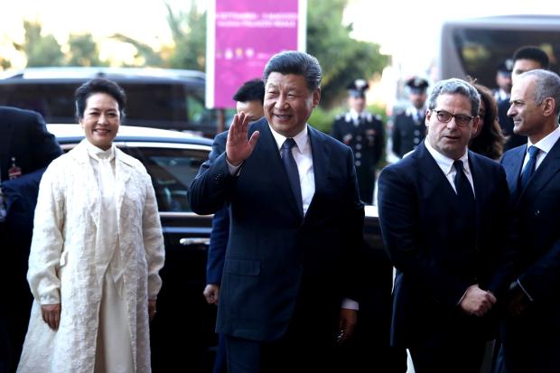 Xi Jinping with wife Peng Liyuan