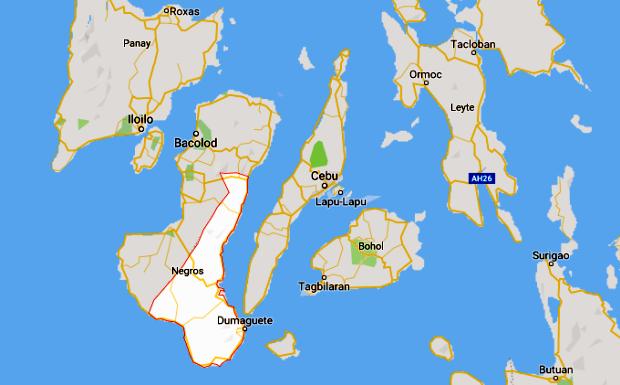 Negros Oriental - Google Maps