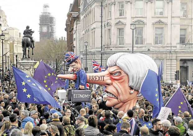 London marchers demand new Brexit vote