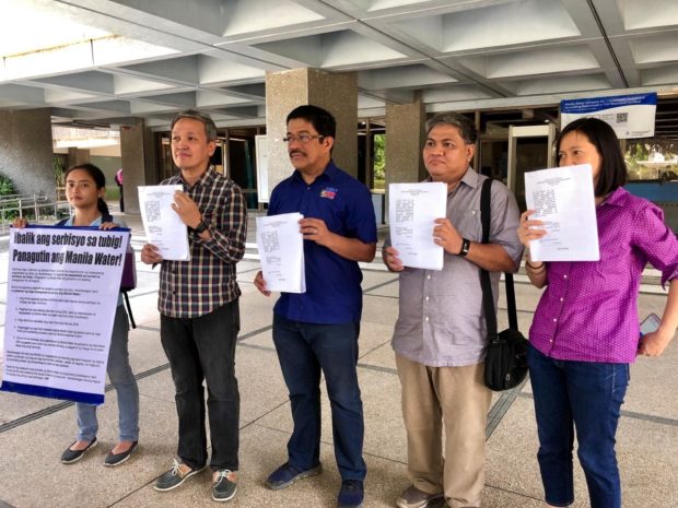 Penalize Manila Water, petitioners ask MWSS