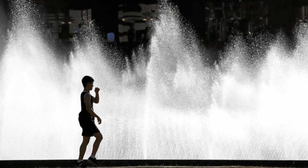 Manila water fountain