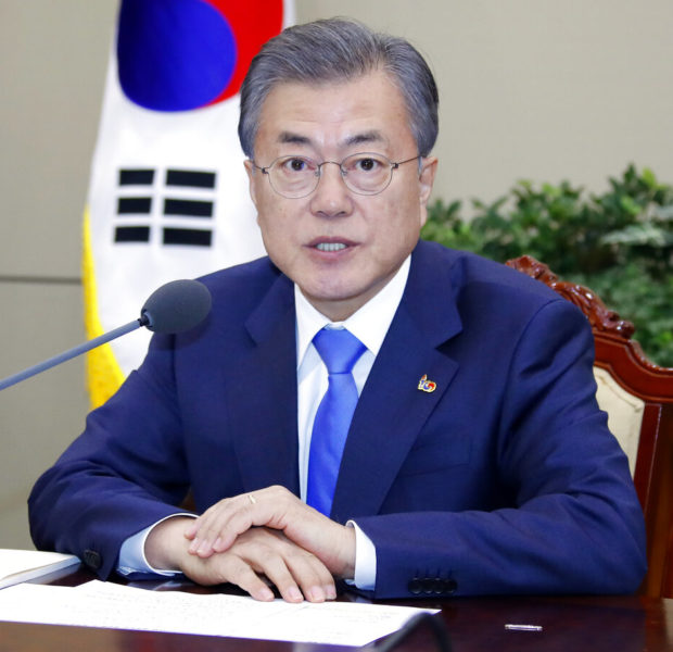 South Korea's Moon calls for quick resumption of nuke talks